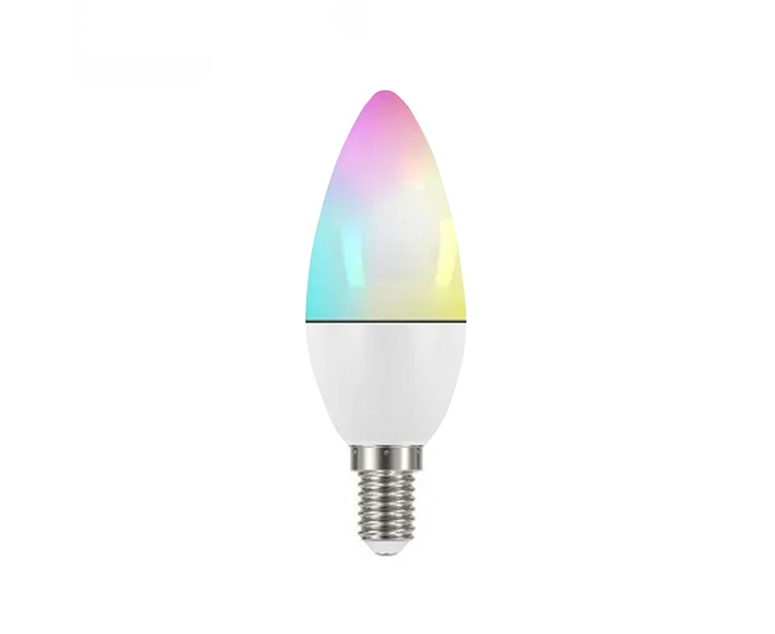 ნათურა Lin74 LINUS Smart candle RGBW BLE+WiFi 5W — ნათურა და ვაზნა